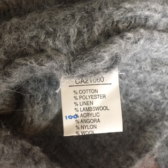 Warm Gray Foldover Sweater - Picture 4 of 4